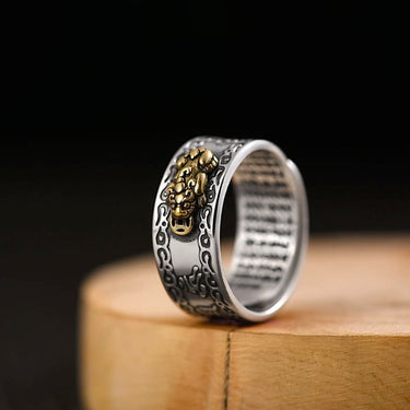 Feng Shui Pixiu Mantra Ring